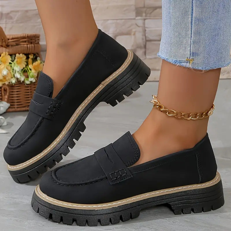 Arley Loafers - Chunky Sole - Slip On - Casual Style