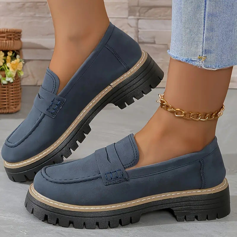 Arley Loafers - Chunky Sole - Slip On - Casual Style