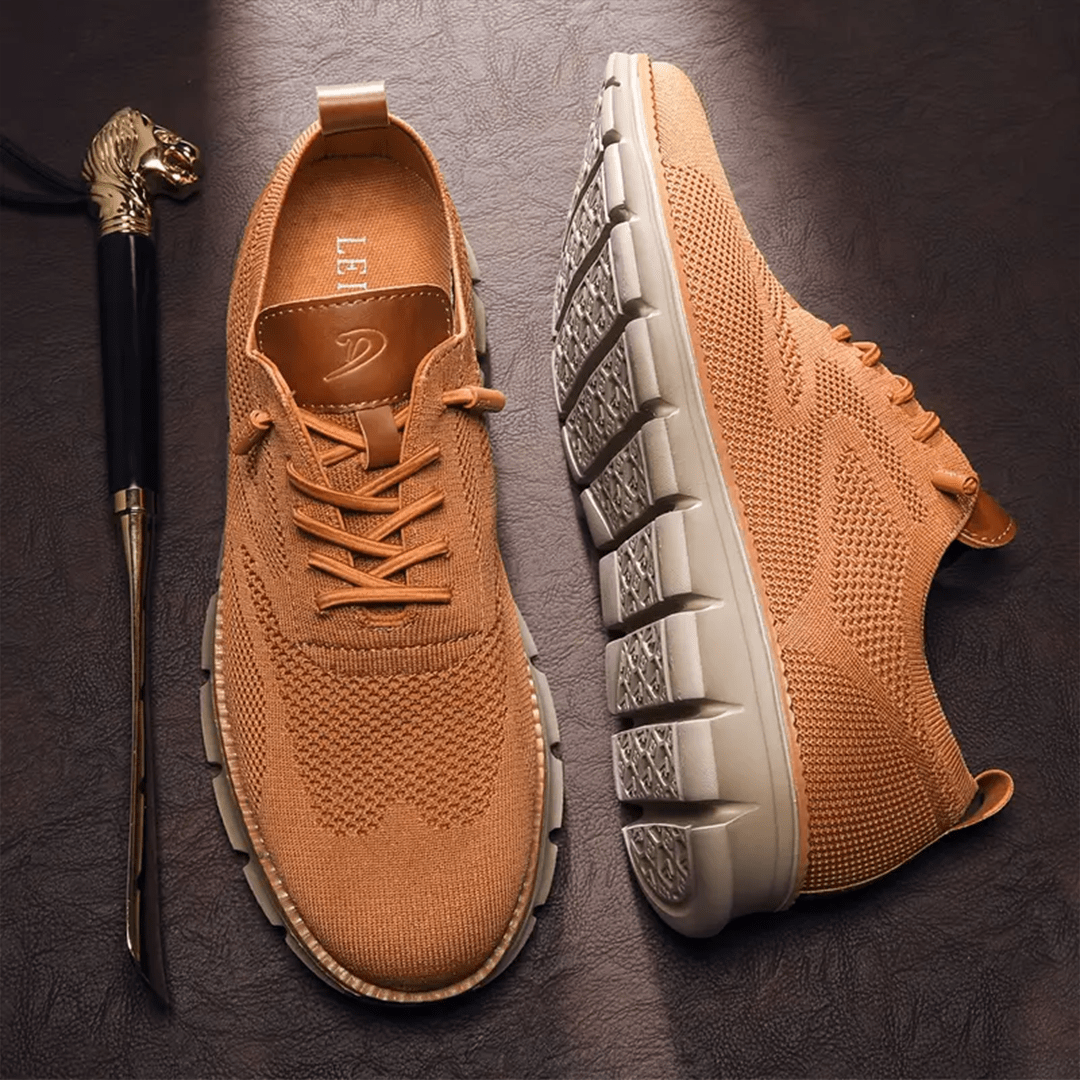 Arthur Textured Knit Oxfords | Lace-Up Sneaker Sole Oxfords