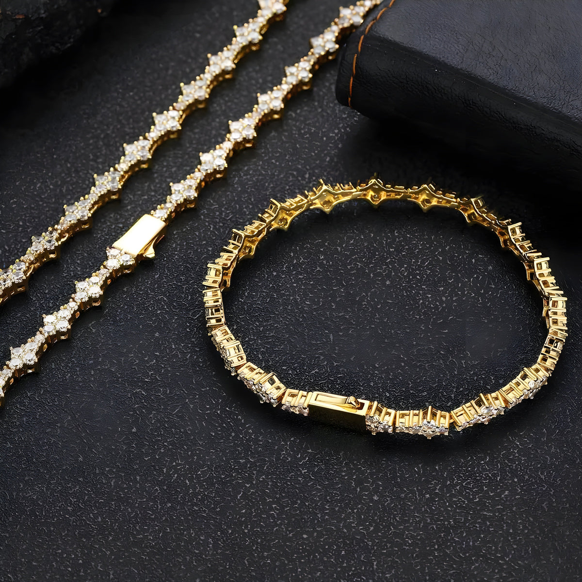 Diamond Petal Bracelet