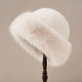 Isabella Rounded Silhouette Fur Hat | Solid Fur Hat
