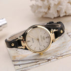 Isla Adjustable Fit Wristwatch | Geometric Round Dial Wristwatch