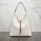 Isla Slouchy Hobo Bag | Drawstring Detail Gold-Tone Hobo Bag