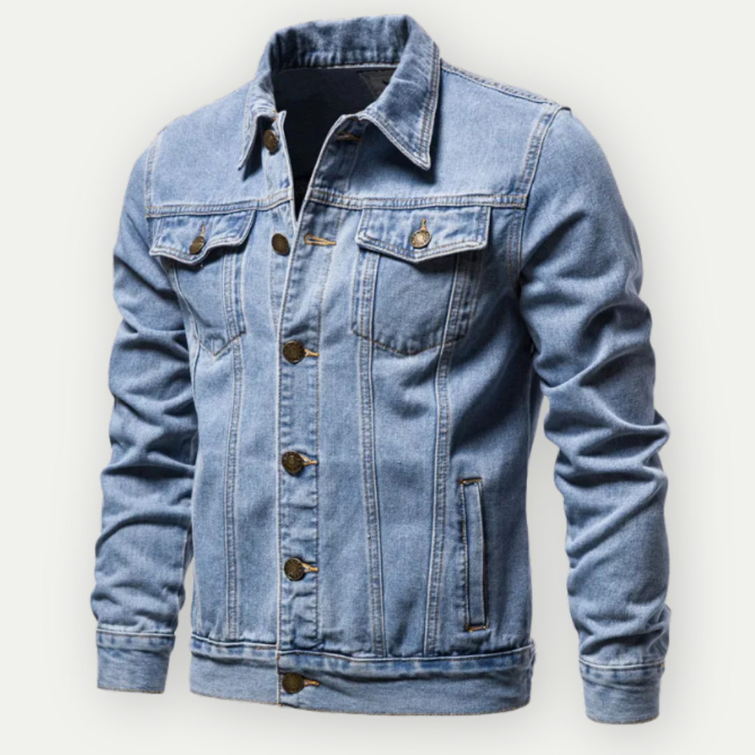 Leo Regular Fit Jacket | Collared Button Front Men’s Jacket
