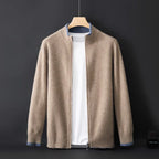 Men's Cashmere Zip Jacket - detail