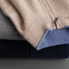 Men's Cashmere Zip Jacket - detail
