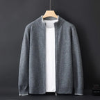 Men's Cashmere Zip Jacket - detail