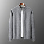 Men's Cashmere Zip Jacket - detail