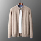 Men's Cashmere Zip Jacket - detail