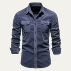 Men's Corduroy Button-Down Shirt