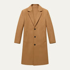 Ashford Mercer cotton blend overcoat, front view