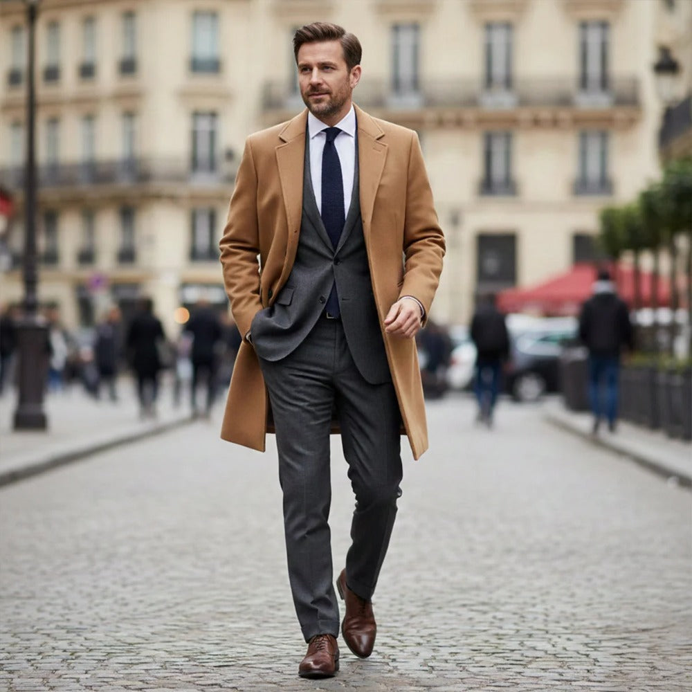 Ashford Mercer overcoat lifestyle photo