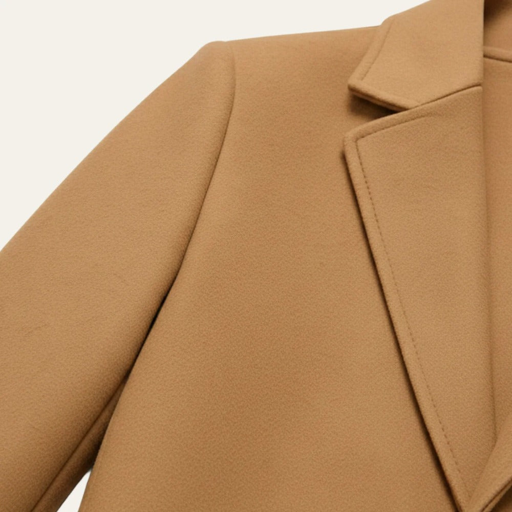 Ashford Mercer overcoat fabric close-up