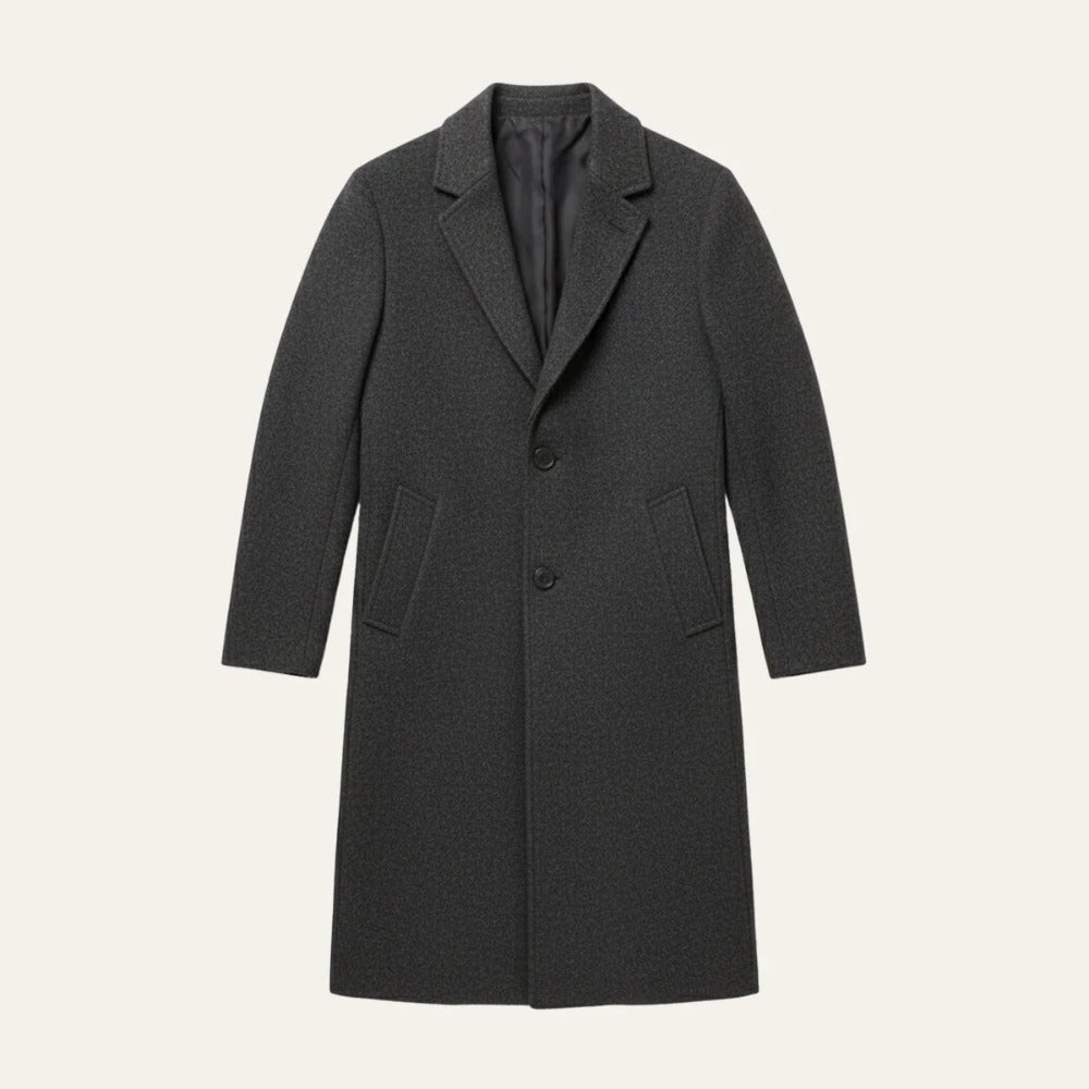 Ashford Mercer overcoat flat lay