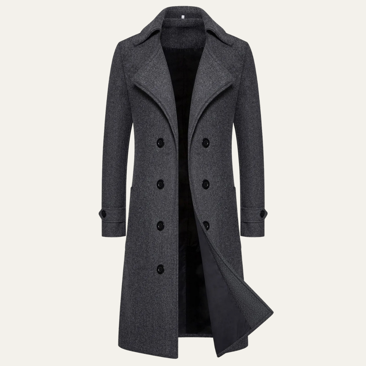 Corvallo & Hale wool blend trench coat