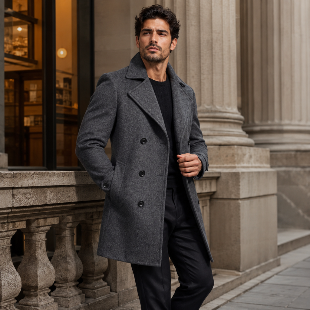 Corvallo & Hale trench coat detail
