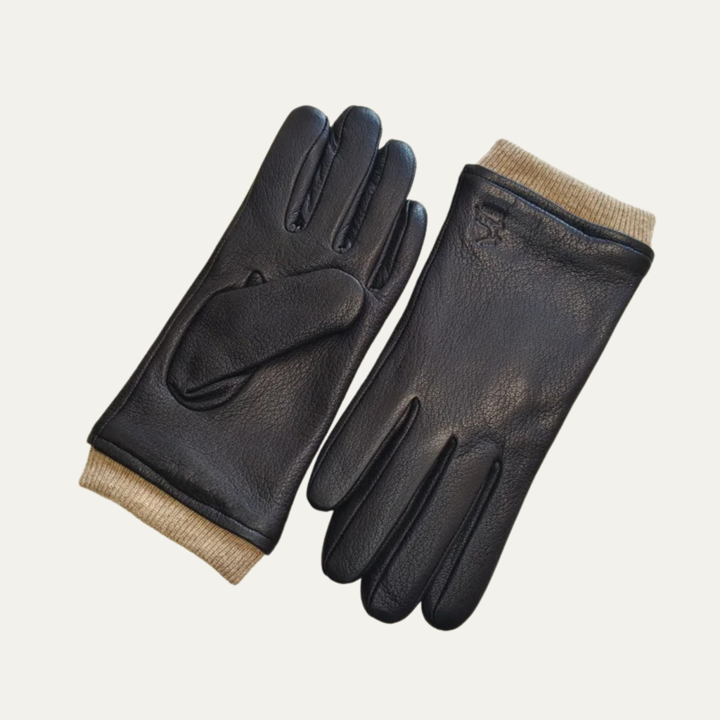 Men's Faux Leather Driving Gloves
