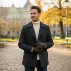 Men's Faux Leather Driving Gloves