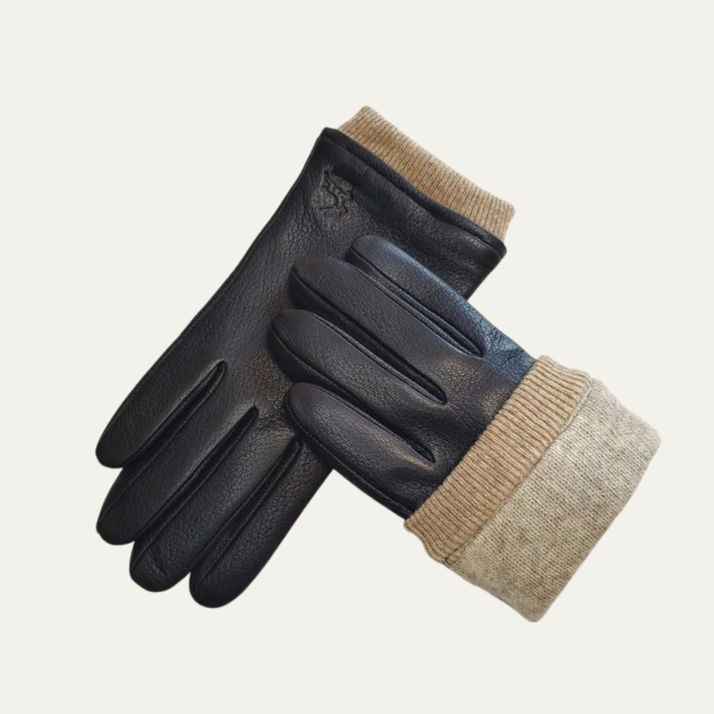Men's Faux Leather Driving Gloves