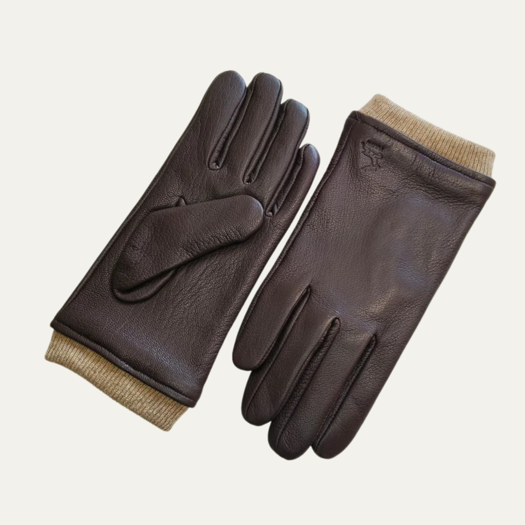 Men's Faux Leather Driving Gloves