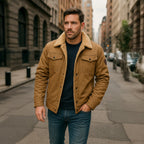 Bramwell & Fitch Men's Fleece-Lined Winter Coat - lifestyle