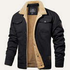 Bramwell & Fitch Men's Fleece-Lined Winter Coat - detail