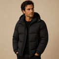 Nordholt Insulated Hooded Puffer Jacket Black