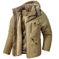 Men's Hooded Winter Parka - Khaki