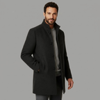 Winslow & Hart Men's Wool Blend Overcoat - detail