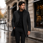 Winslow & Hart Men's Wool Blend Overcoat - detail