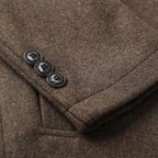 Winslow & Hart Men's Wool Blend Overcoat - detail
