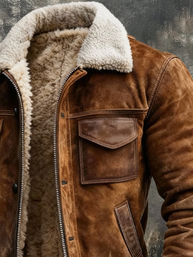 Men's Sherpa Lined Jacket - side