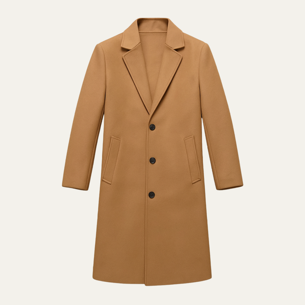 Men's Tailored Lapel Overcoat