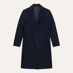 Men's Tailored Lapel Overcoat - studio