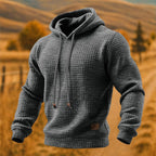 Men's Textured Pullover Hoodie - detail