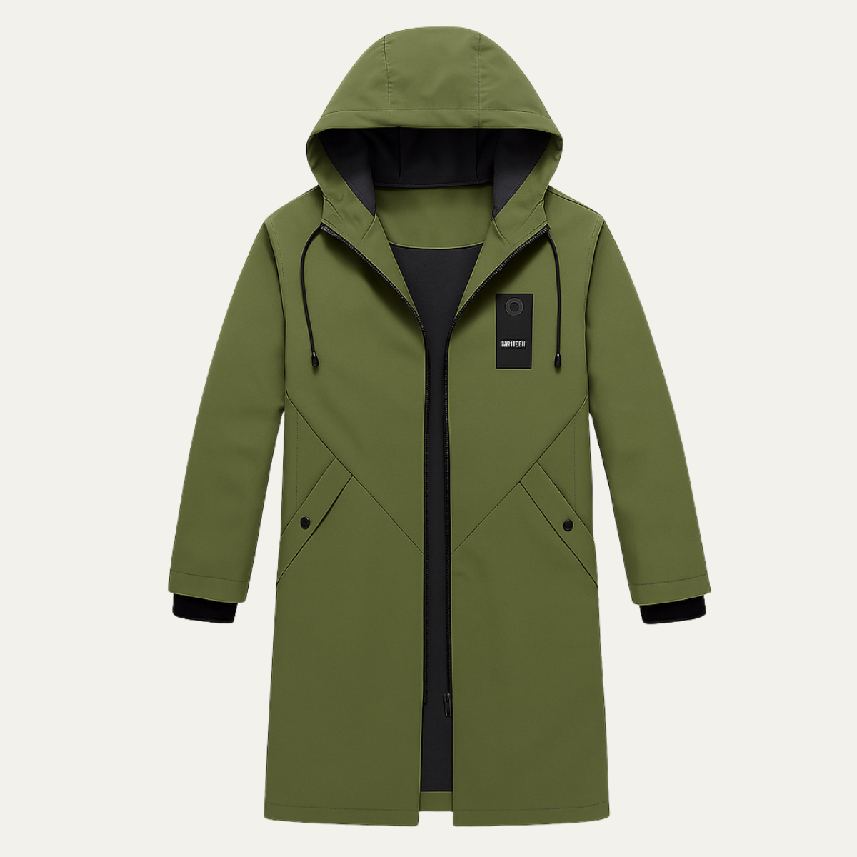 Men's Waterproof Longline Rain Jacket