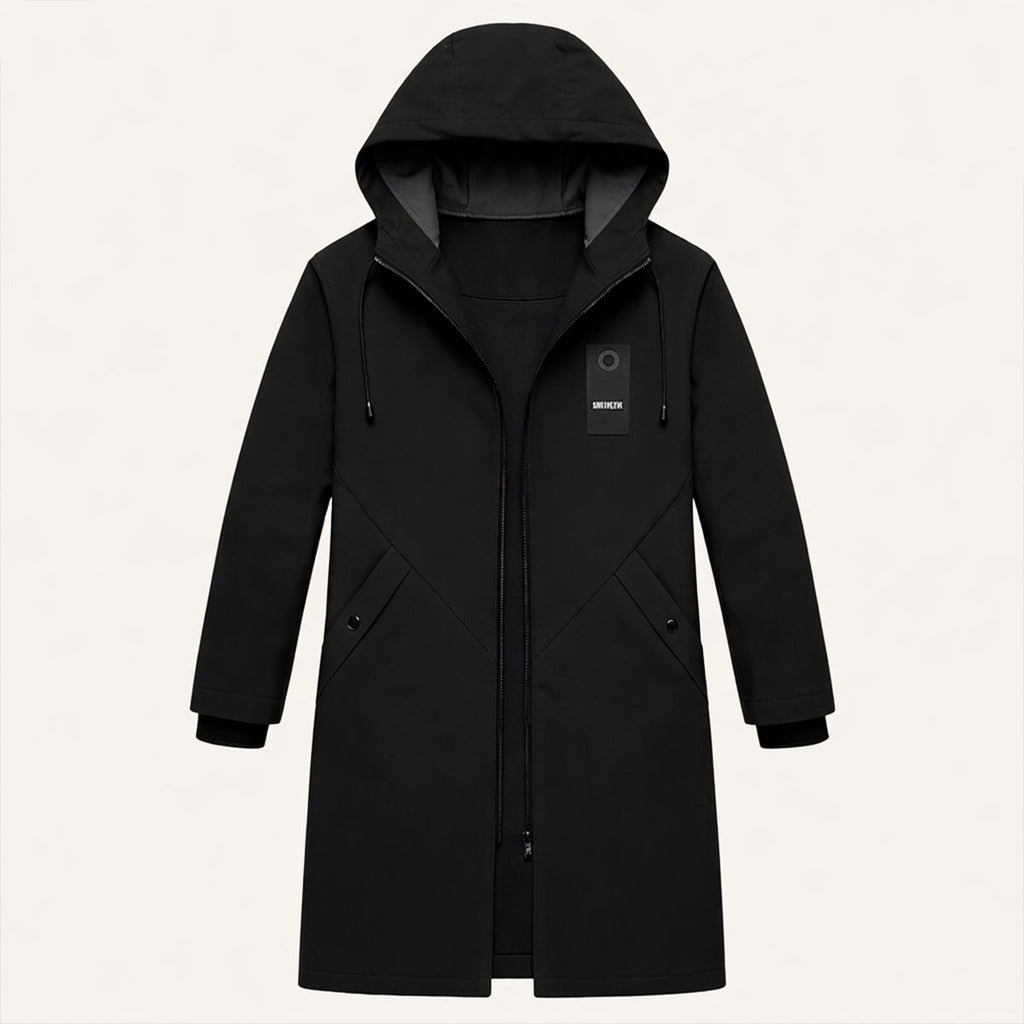 Men's Waterproof Longline Rain Jacket - detail