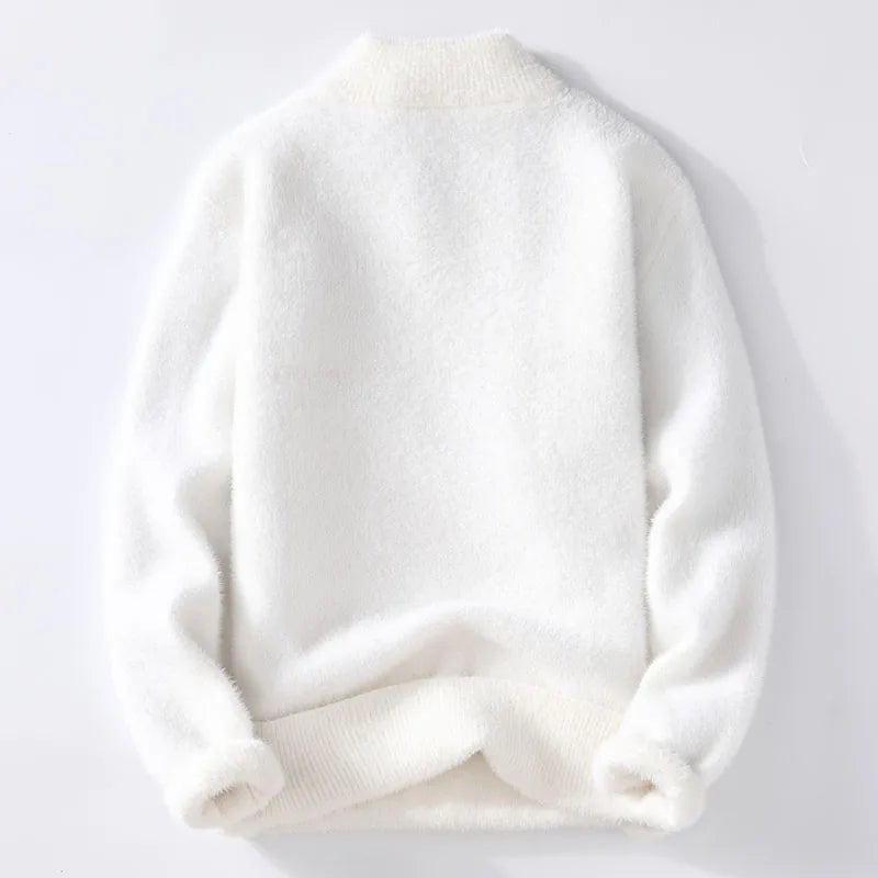 Ellsworth & Rowe Men's Wool Pullover Sweater - detail