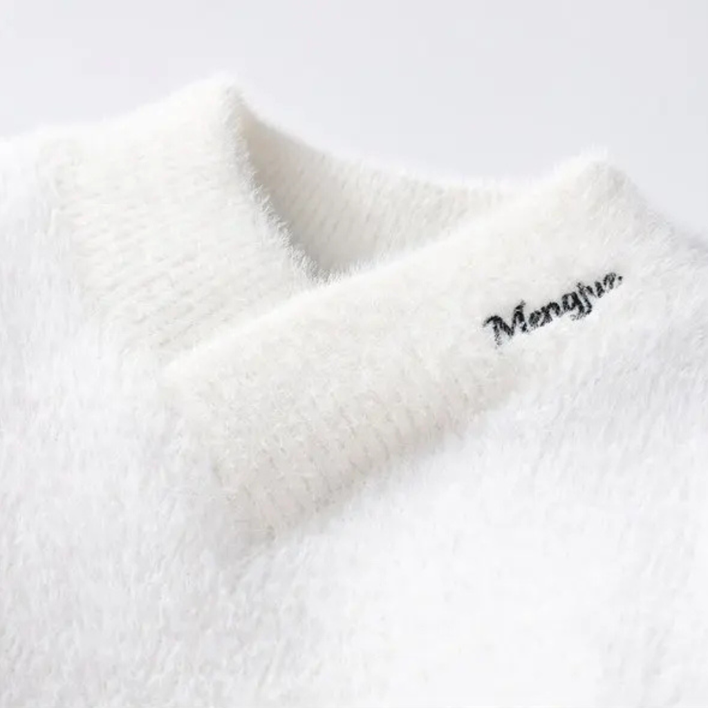 Ellsworth & Rowe Men's Wool Pullover Sweater - detail