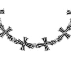 Silver Cross Bracelet