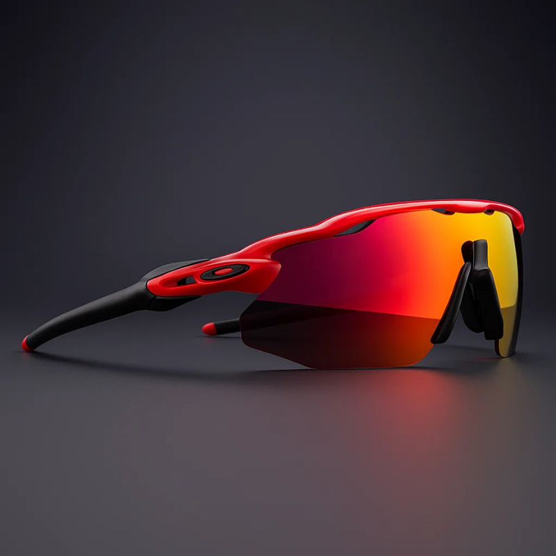 Polarized Sport Sunglasses | Sweat-Resistant Grip Lightweight Cycling Shades