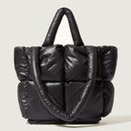 Sophia Quilted Oversized Puffer Tote Bag | Padded Tote Bag