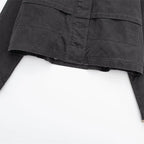 Waxed Canvas Oversized Work Jacket