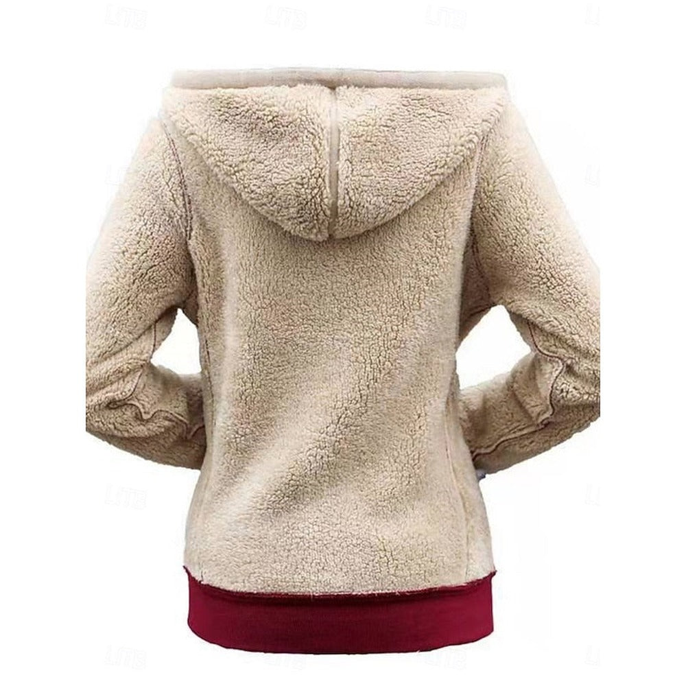 Hooded Fleece-Lined Jacket - Back View