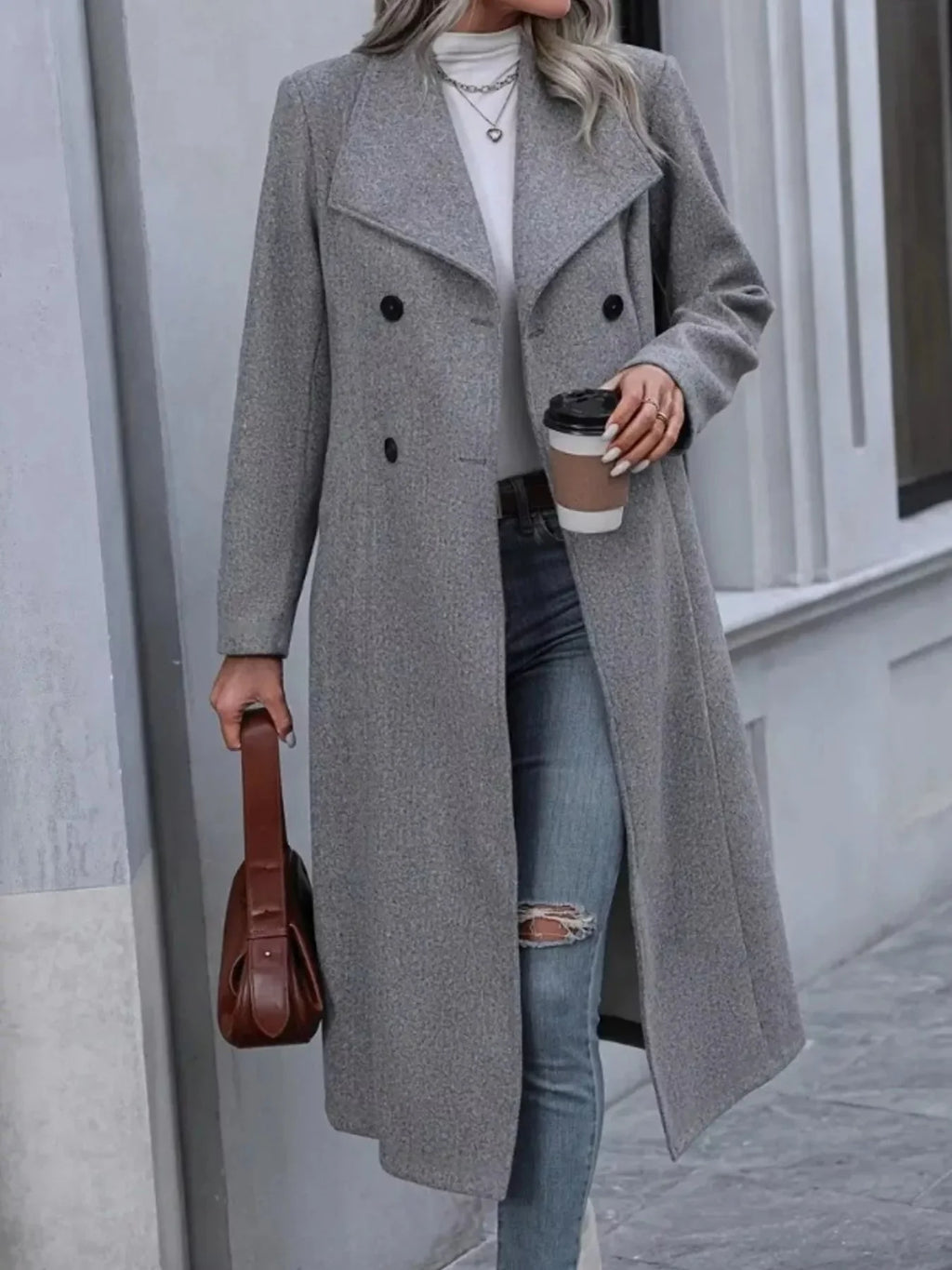 Women's Longline Overcoat