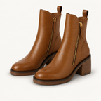 Women's Block Heel Ankle Boots - detail