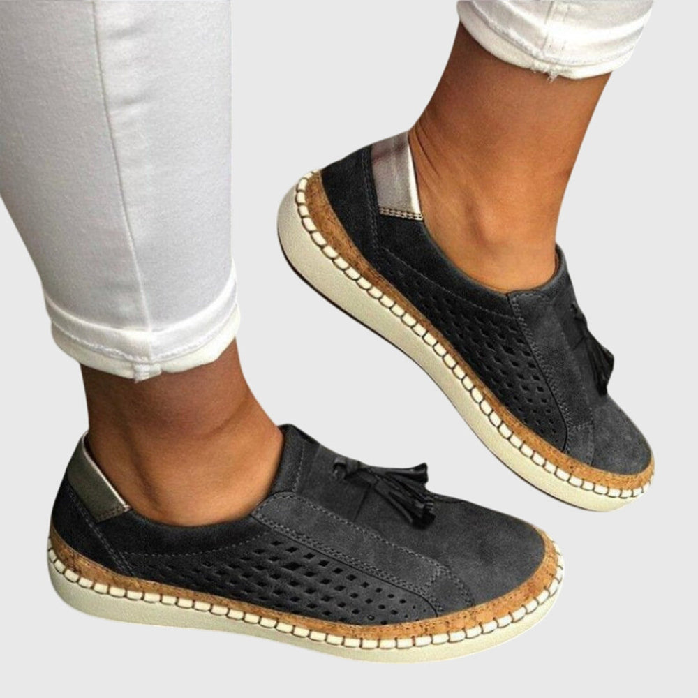 Women's Slip-On Shoes - Black