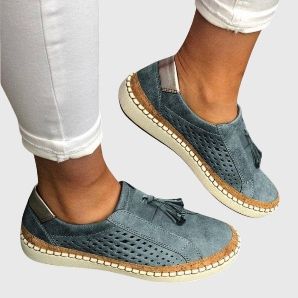 Women's Slip-On Shoes - Blue