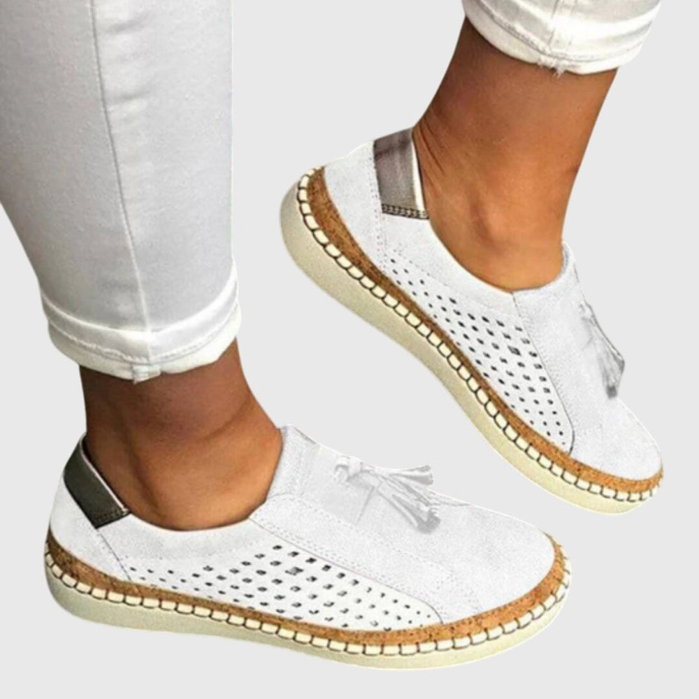 Women's Slip-On Shoes - White