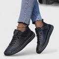 Women's Slip-On Sneakers - Black